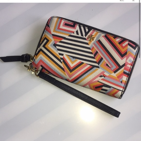 TORY BURCH Leather Printed Wallet - Picture 4 of 9